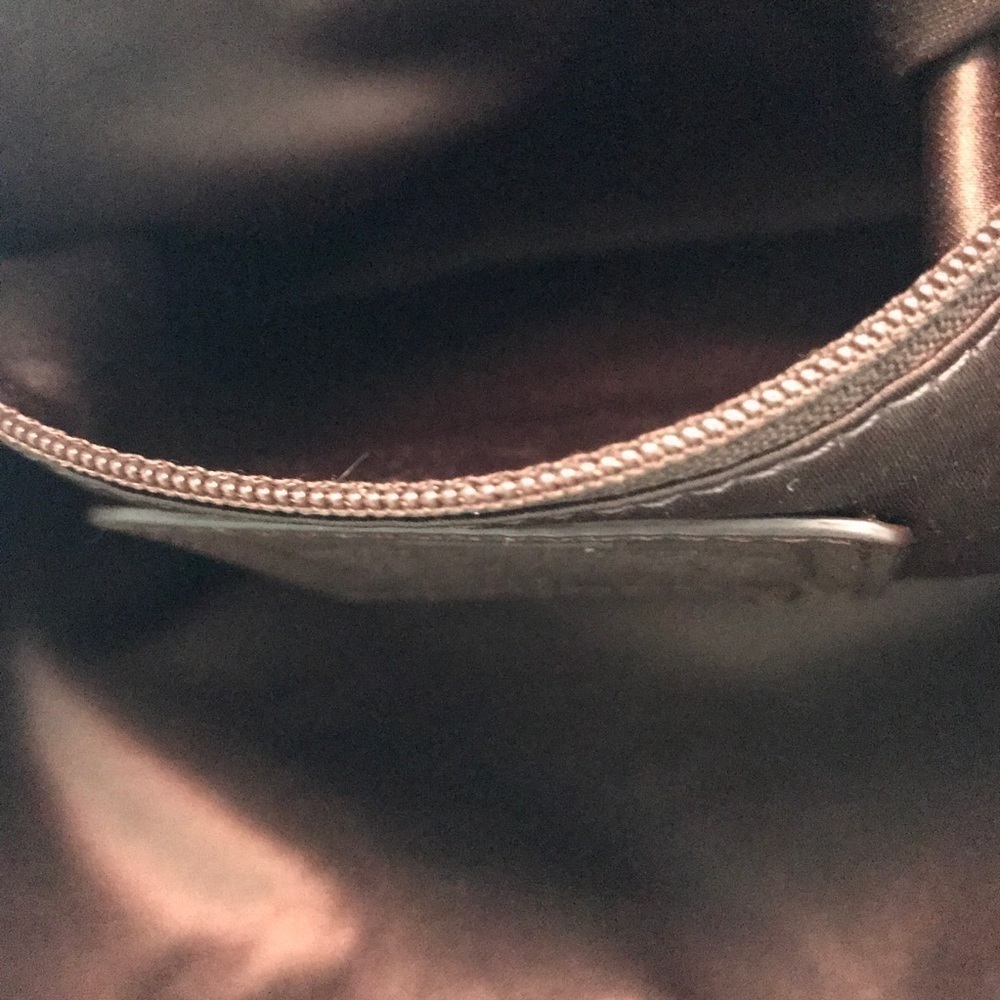 Coach Campbell Mohogany colored Leather Satchel - Picture 4 of 8